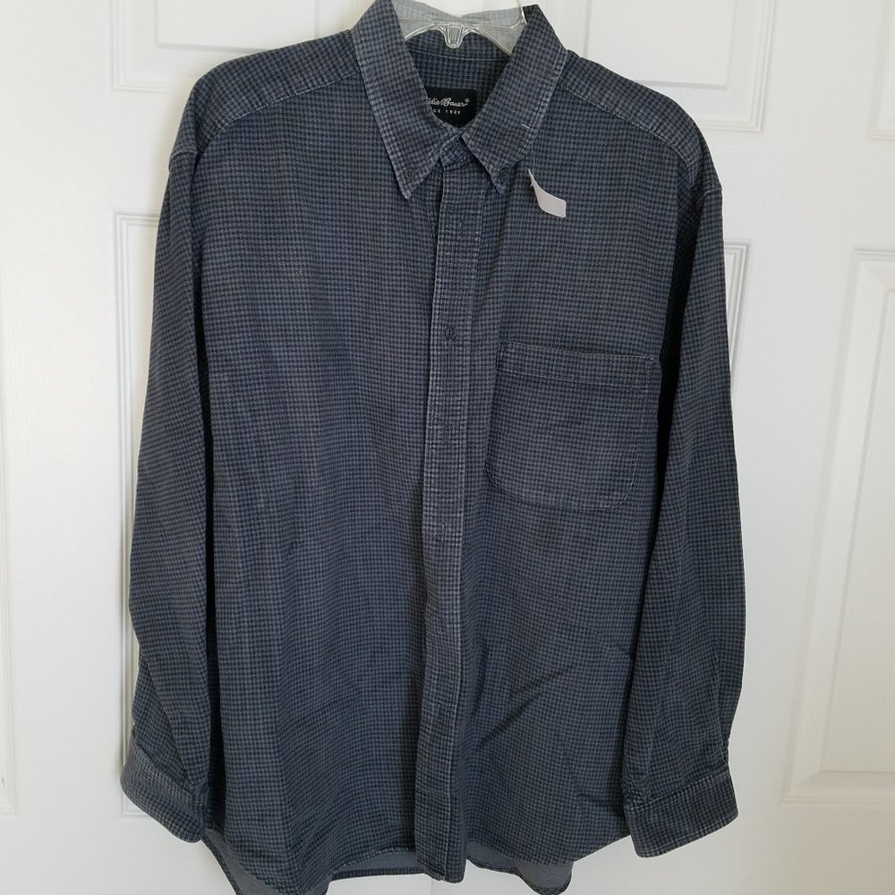 Eddie Baur Mens Large Heavy Cotton LS shirt - EUC